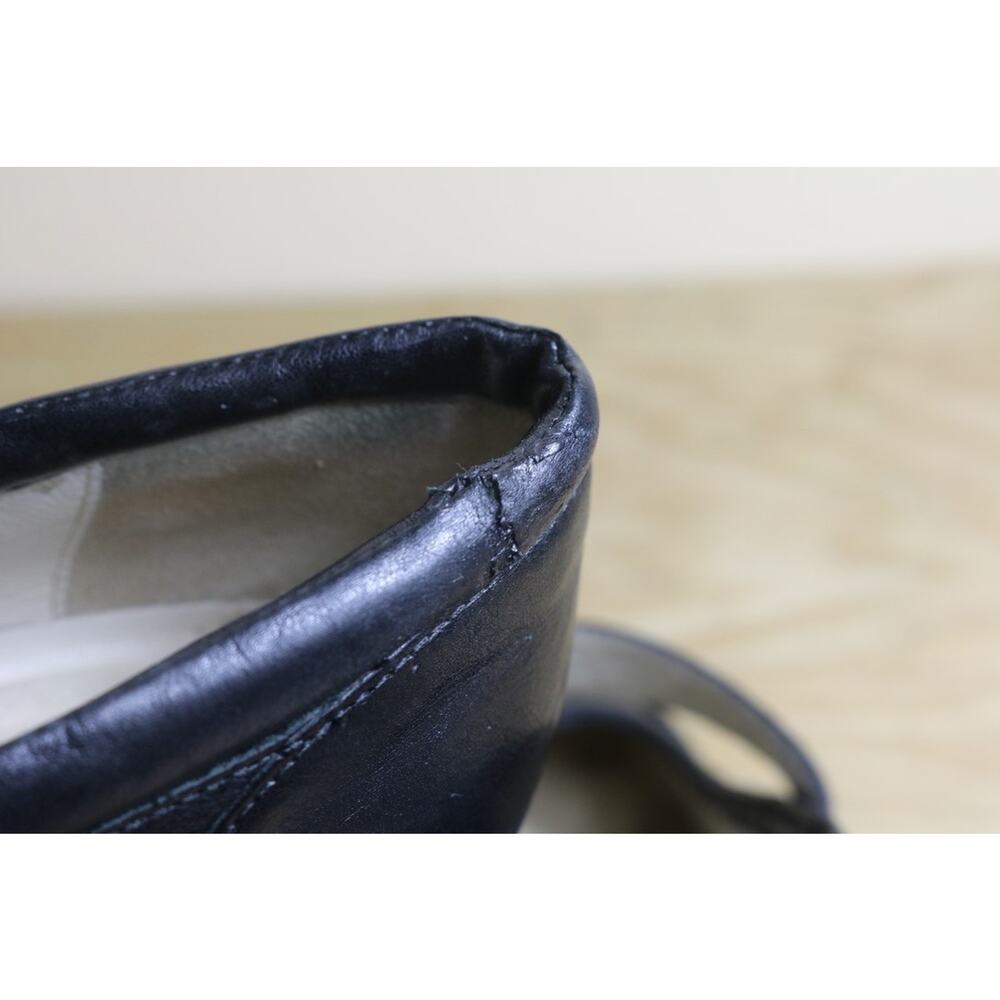 John Fluevog Shoes 9 Black Leather Mini Gorgeous Mary Jane Boho Whimsigoth - Picture 15 of 15